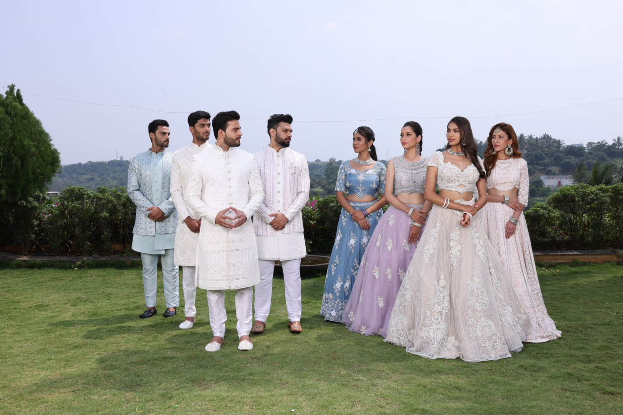The coolest COLOR coordinated Bridesmaid and Groomsmen 1 coolest coordinated